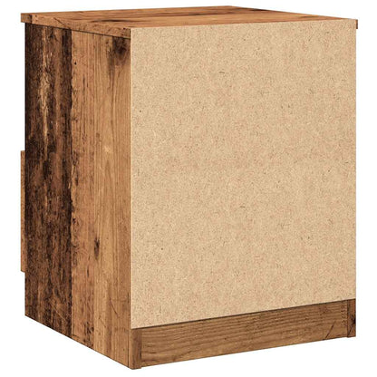 vidaXL Bedside Cabinet Old Wood 40x40x50 cm Engineered Wood