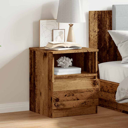 vidaXL Bedside Cabinet Old Wood 40x40x50 cm Engineered Wood