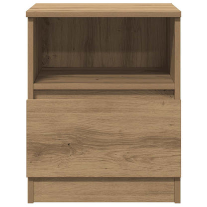 vidaXL Bedside Cabinet Artisan Oak 40x40x50 cm Engineered Wood