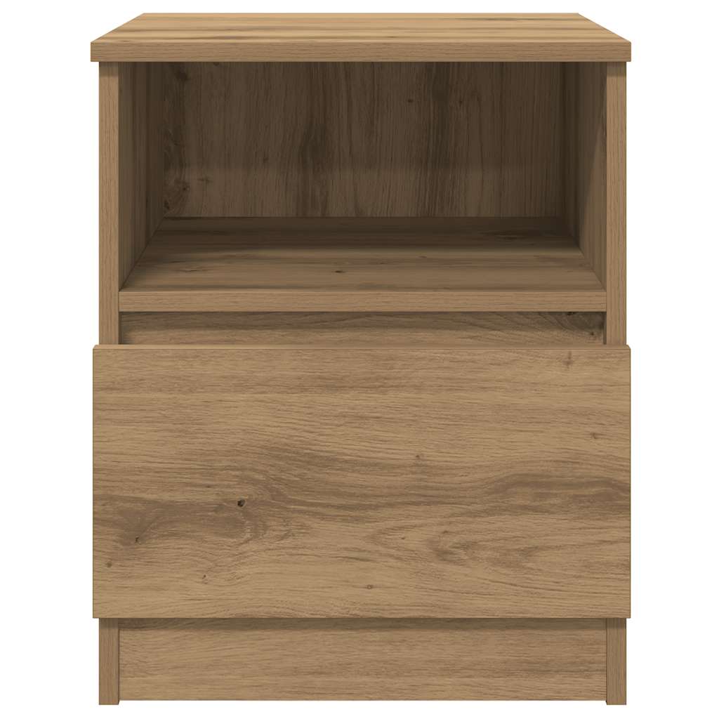 vidaXL Bedside Cabinets 2 pcs Artisan Oak 40x40x50 cm Engineered Wood