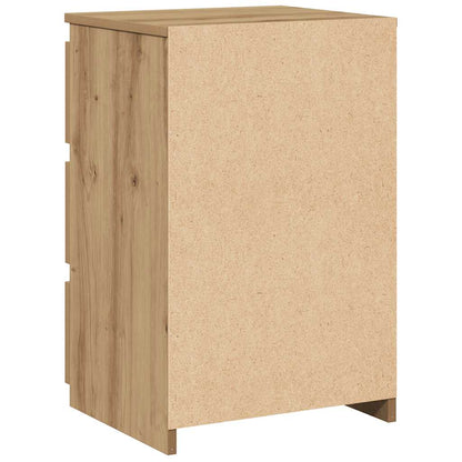vidaXL Bedside Cabinet Artisan Oak 40x35x62,5 cm Engineered Wood