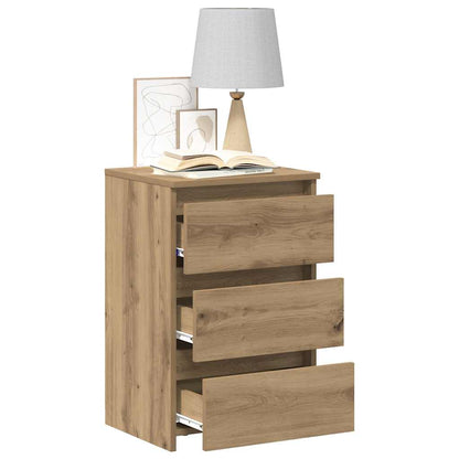 vidaXL Bedside Cabinets 2 pcs Artisan Oak 40x35x62,5 cm Engineered Wood