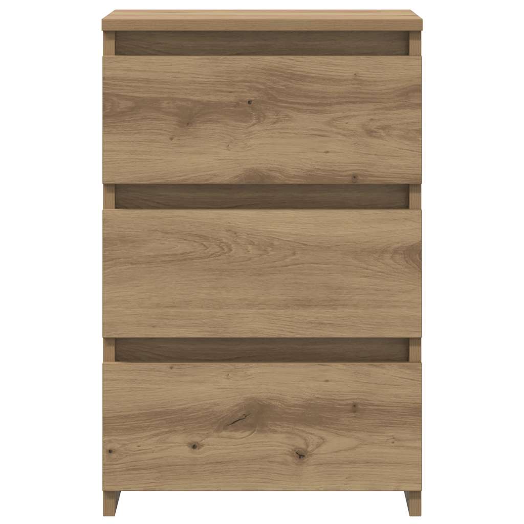 vidaXL Bedside Cabinets 2 pcs Artisan Oak 40x35x62,5 cm Engineered Wood
