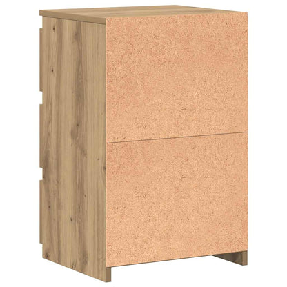 vidaXL Bedside Cabinets 2 pcs Artisan Oak 40x35x62,5 cm Engineered Wood