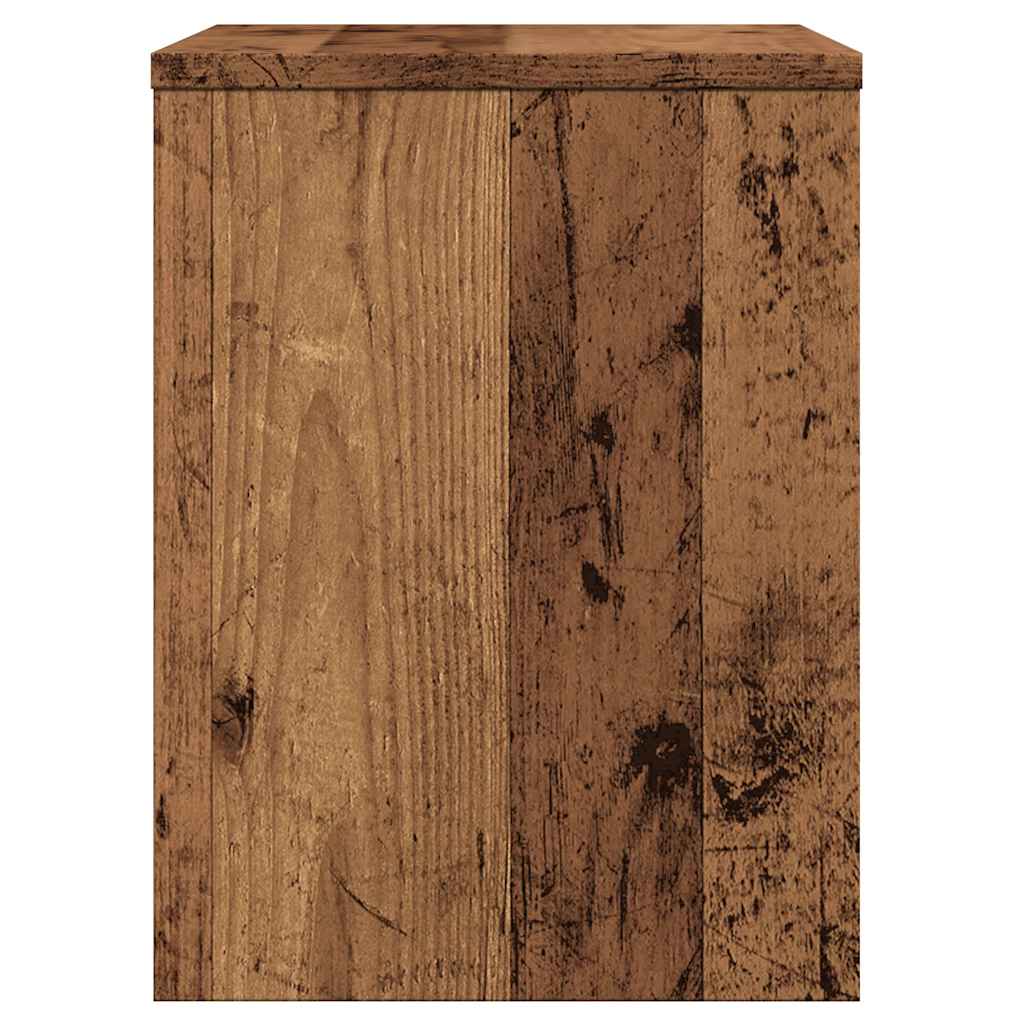 vidaXL Bedside Cabinets 2 pcs Old Wood 40x30x40 cm Engineered Wood