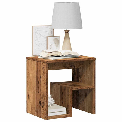 vidaXL Bedside Cabinets 2 pcs Old Wood 40x30x40 cm Engineered Wood