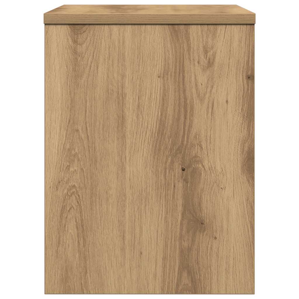 vidaXL Bedside Cabinet Artisan Oak 40x30x40 cm Engineered Wood