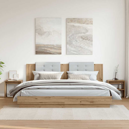 vidaXL Bedside Cabinets 2 pcs Artisan Oak 40x30x40 cm Engineered Wood