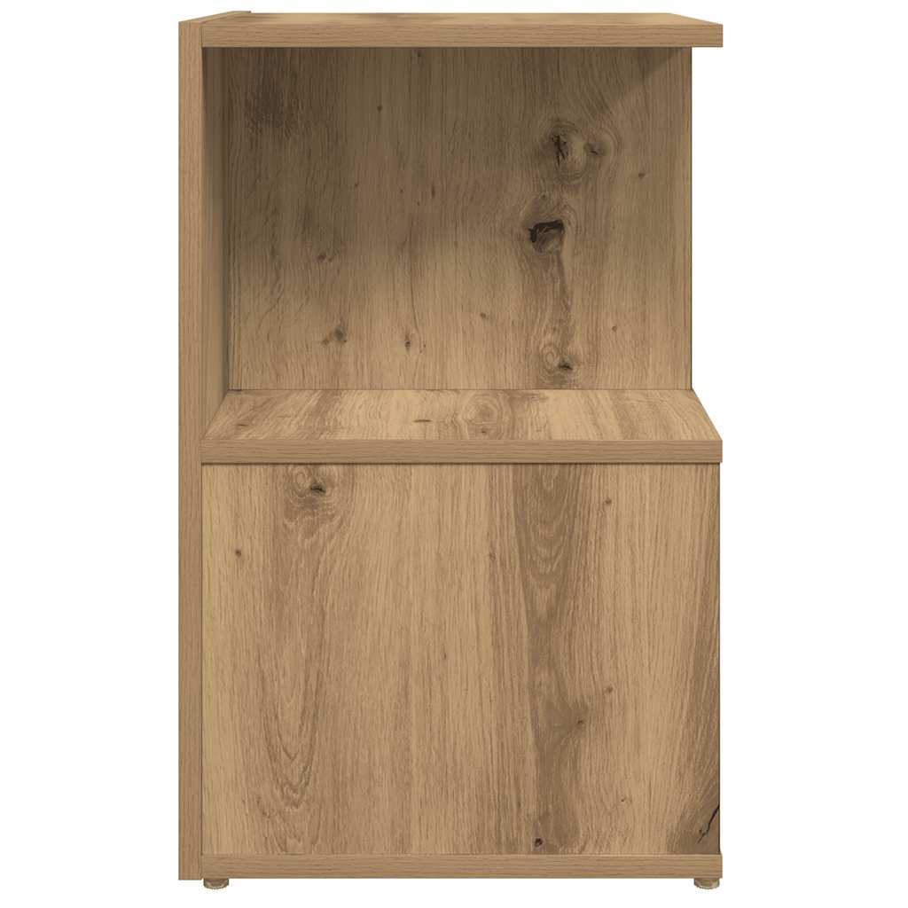 vidaXL Bedside Cabinet Artisan Oak 35x35x55 cm Engineered Wood