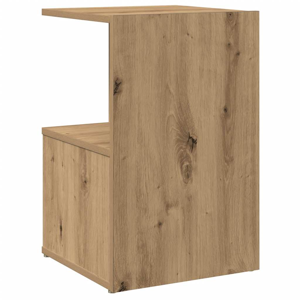 vidaXL Bedside Cabinet Artisan Oak 35x35x55 cm Engineered Wood