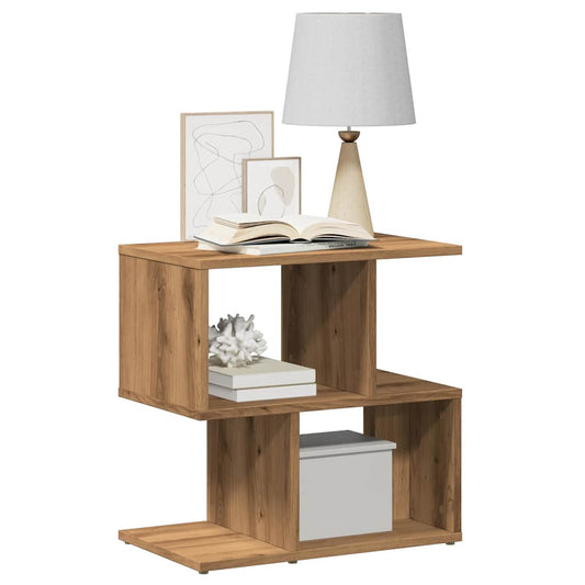 vidaXL Bedside Cabinet Artisan Oak 50x30x51,5 cm Engineered Wood