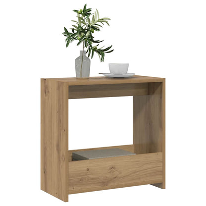 vidaXL Side Table Artisan Oak 50x26x50 cm Engineered Wood