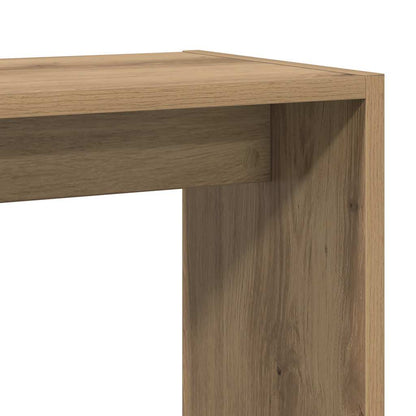 vidaXL Side Table Artisan Oak 50x26x50 cm Engineered Wood