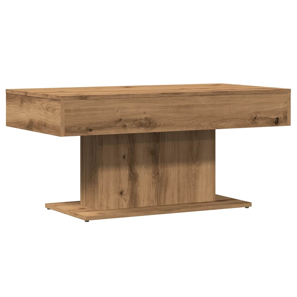 vidaXL Coffee Table Artisan Oak 96x50x45 cm Engineered Wood