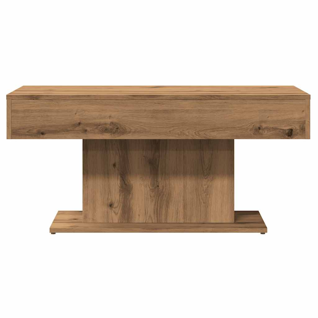 vidaXL Coffee Table Artisan Oak 96x50x45 cm Engineered Wood