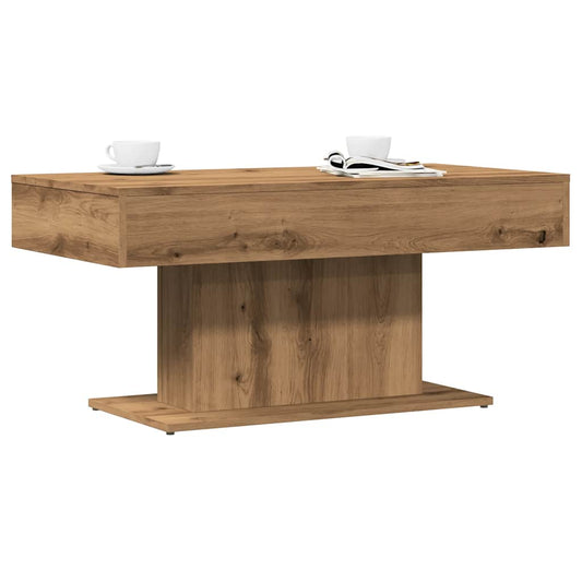 vidaXL Coffee Table Artisan Oak 96x50x45 cm Engineered Wood