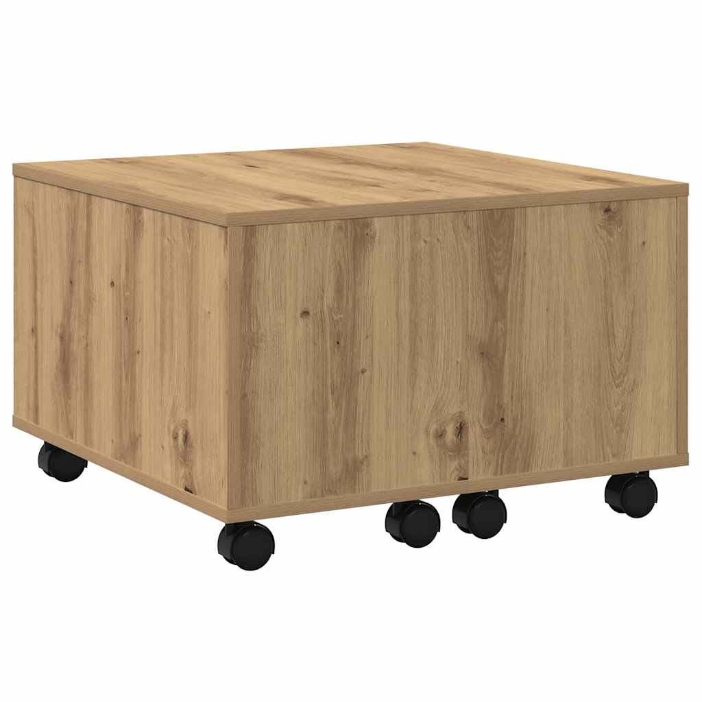 vidaXL Coffee Table Artisan Oak 60x60x38 cm Engineered Wood