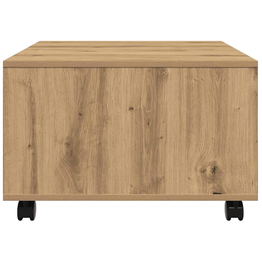 vidaXL Coffee Table Artisan Oak 60x60x38 cm Engineered Wood