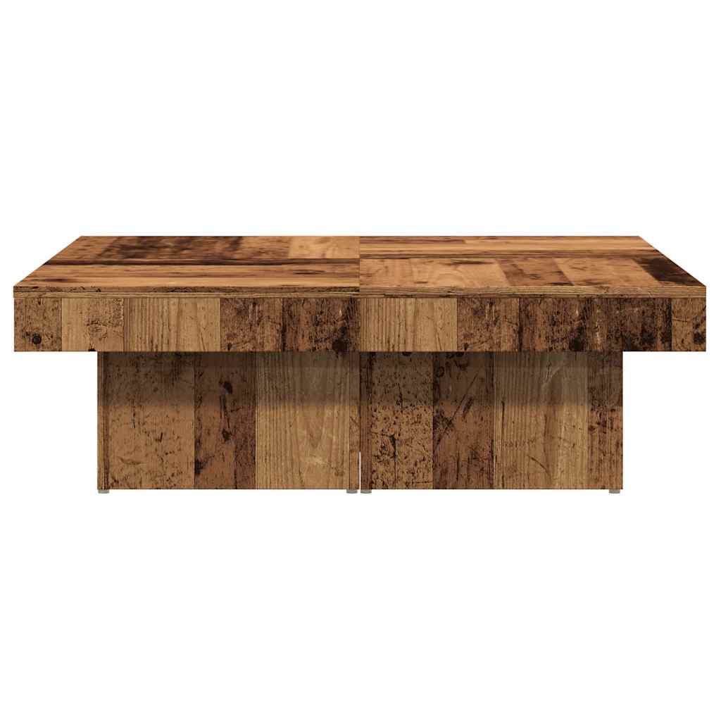 vidaXL Coffee Table Old Wood 90x90x28 cm Engineered Wood