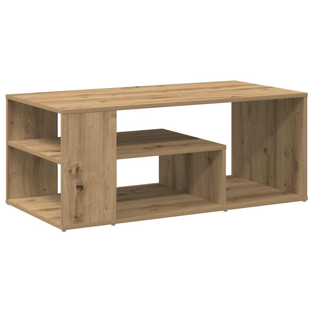vidaXL Coffee Table Artisan Oak 100x50x40 cm Engineered Wood