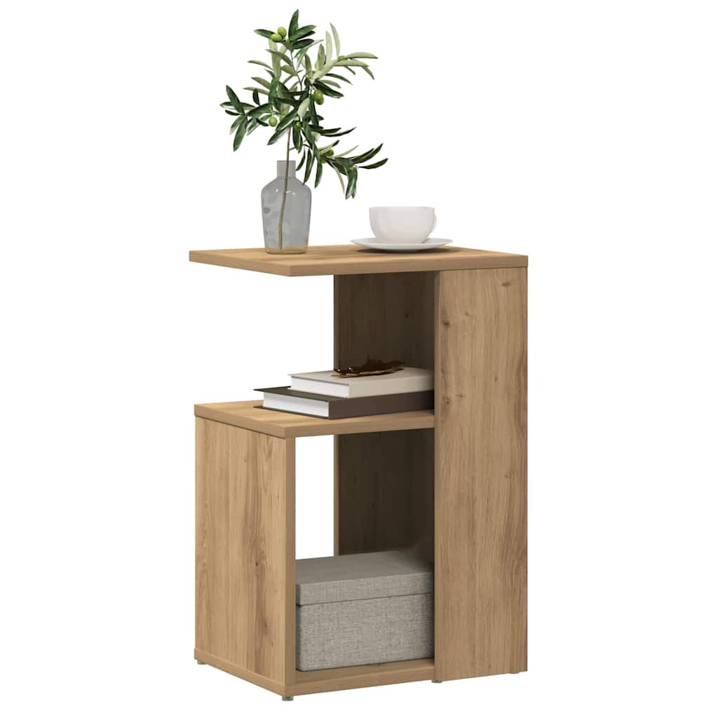 vidaXL Side Table Artisan Oak 36x30x56 cm Engineered Wood