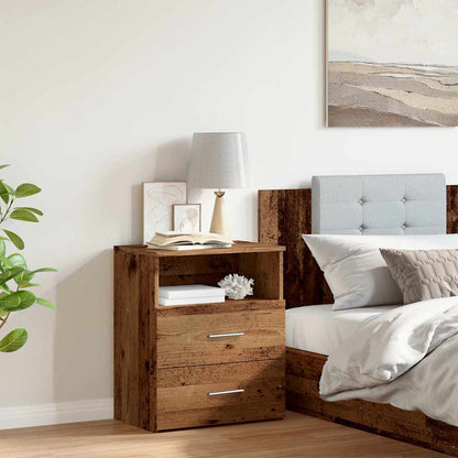 vidaXL Bedside Cabinet Old Wood 50x32x60cm Engineered Wood
