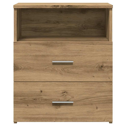 vidaXL Bedside Cabinet Artisan Oak 50x32x60cm Engineered Wood