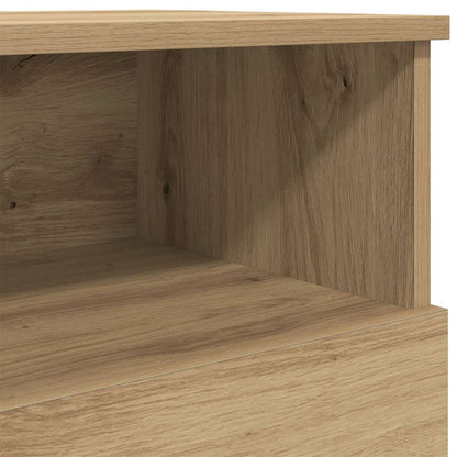 vidaXL Bedside Cabinet Artisan Oak 50x32x60cm Engineered Wood