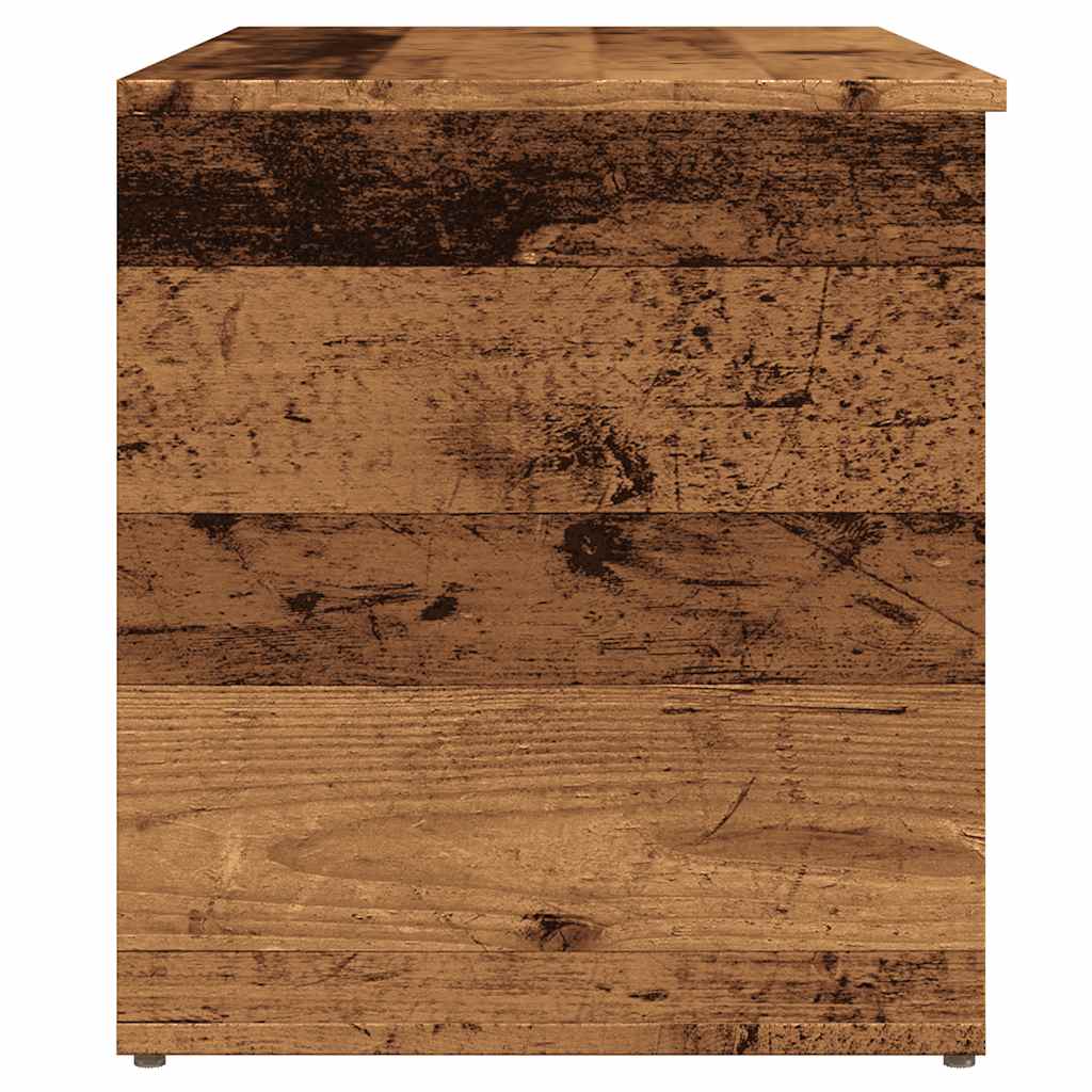 vidaXL Storage Chest Old Wood 84x42x46 cm Engineered Wood