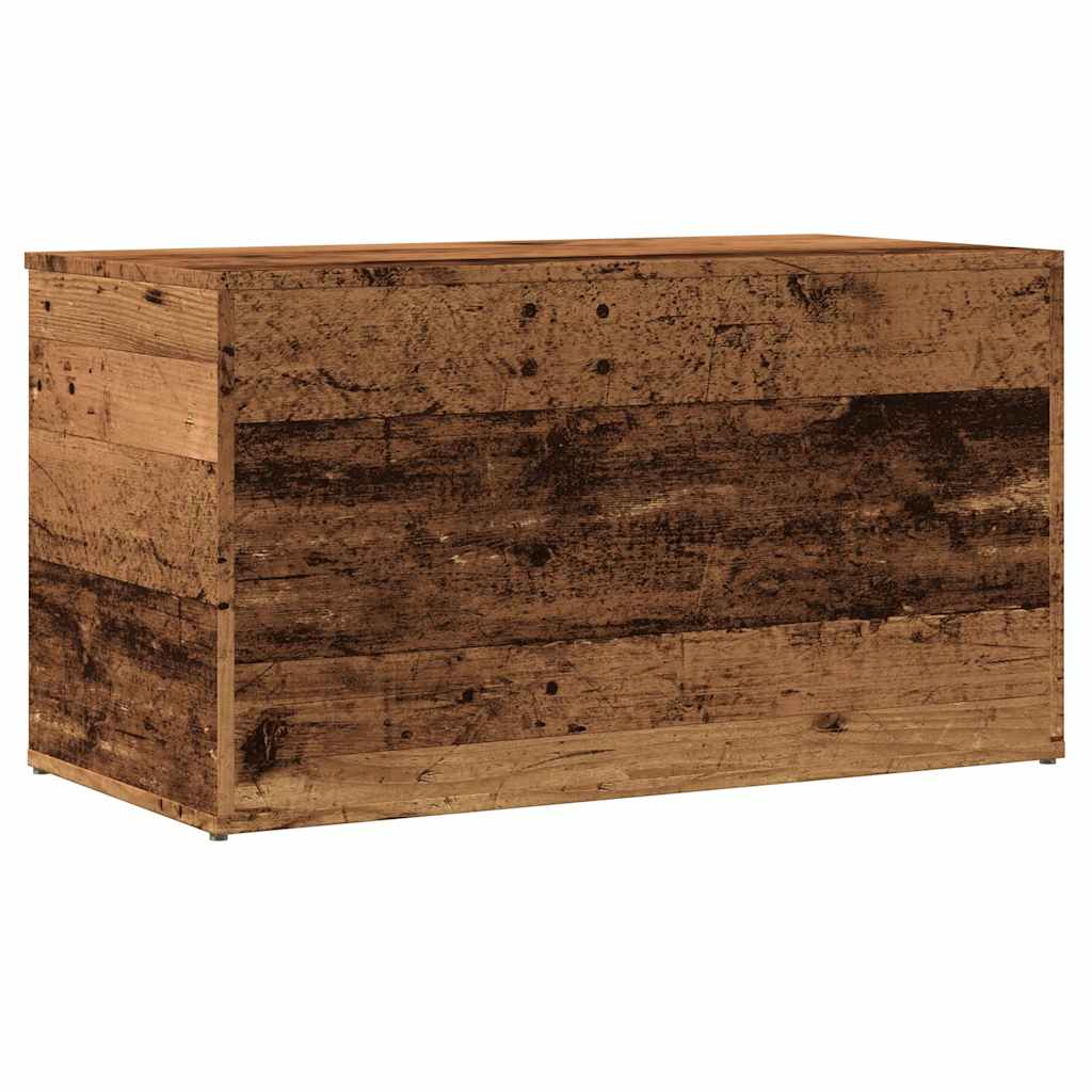 vidaXL Storage Chest Old Wood 84x42x46 cm Engineered Wood