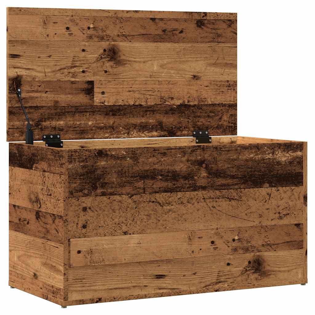 vidaXL Storage Chest Old Wood 84x42x46 cm Engineered Wood