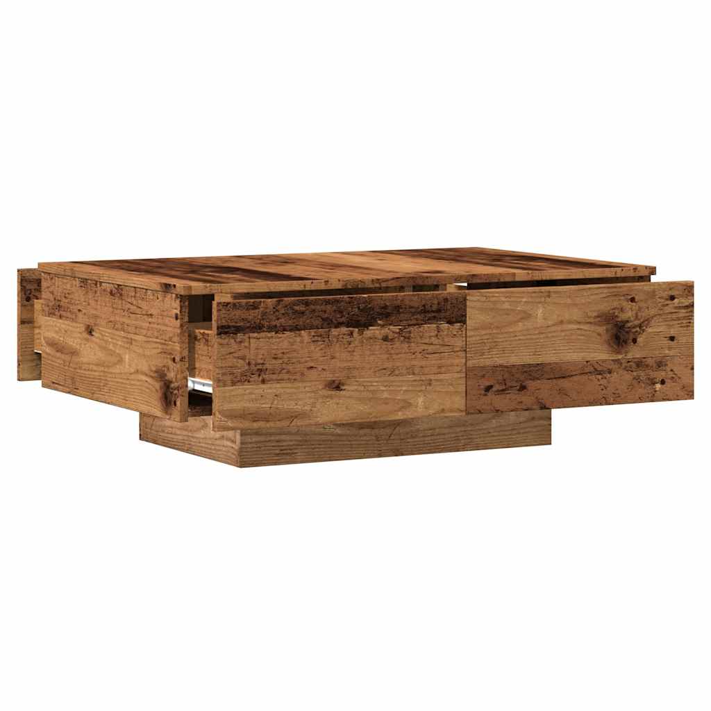 vidaXL Coffee Table Old Wood 90x60x31 cm Engineered Wood