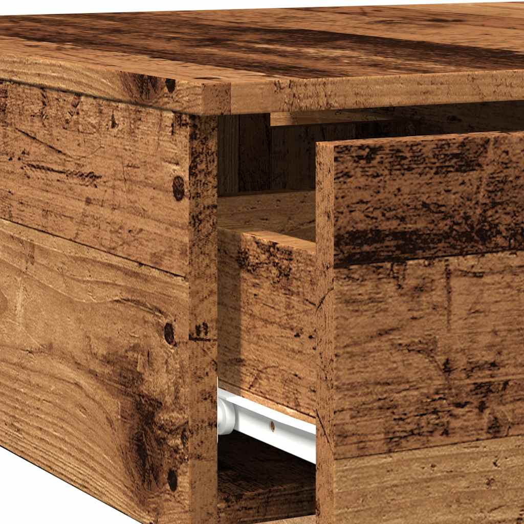 vidaXL Coffee Table Old Wood 90x60x31 cm Engineered Wood