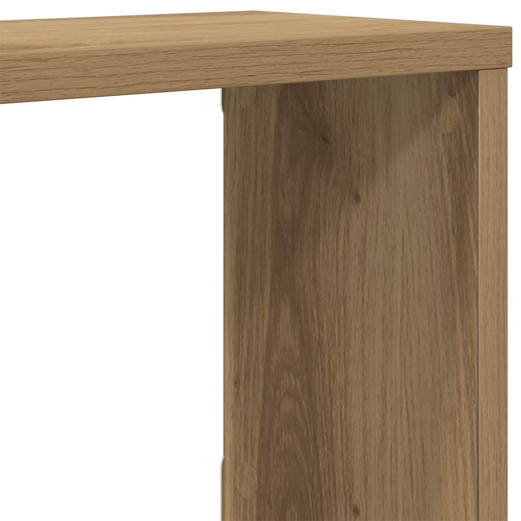 vidaXL Wall Cube Shelves 4 pcs Artisan Oak 60x15x23 cm Engineered Wood
