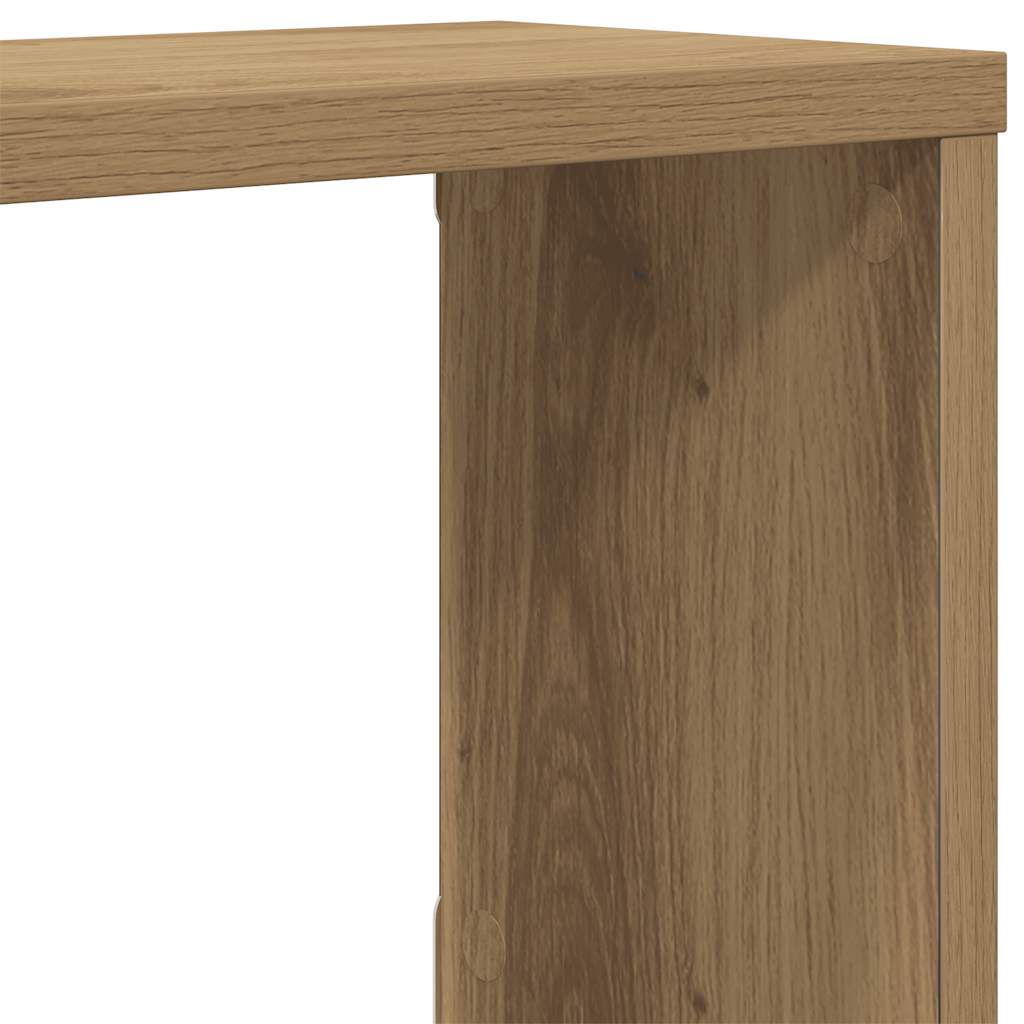 vidaXL Wall Cube Shelves 6 pcs Artisan Oak 60x15x23 cm Engineered Wood