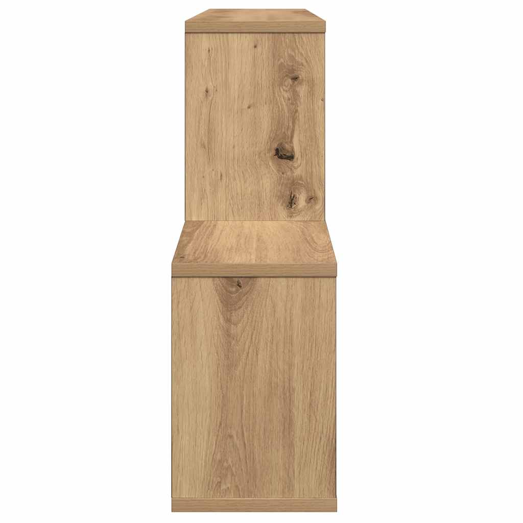 vidaXL Wall Shelf Artisan Oak 100x18x53 cm Engineered Wood