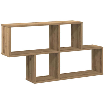 vidaXL Wall Shelf Artisan Oak 100x18x53 cm Engineered Wood