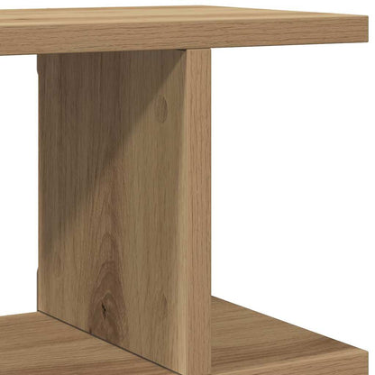 vidaXL Wall Shelves 2 pcs Artisan Oak 105x18x20 cm Engineered Wood