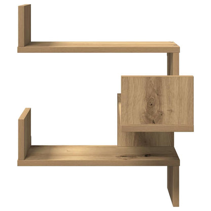 vidaXL Wall Corner Shelves 2 pcs Artisan Oak 40x40x49,5 cm Engineered Wood
