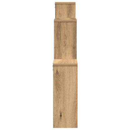 vidaXL Wall Shelf Artisan Oak 80x15x78.5 cm Engineered Wood