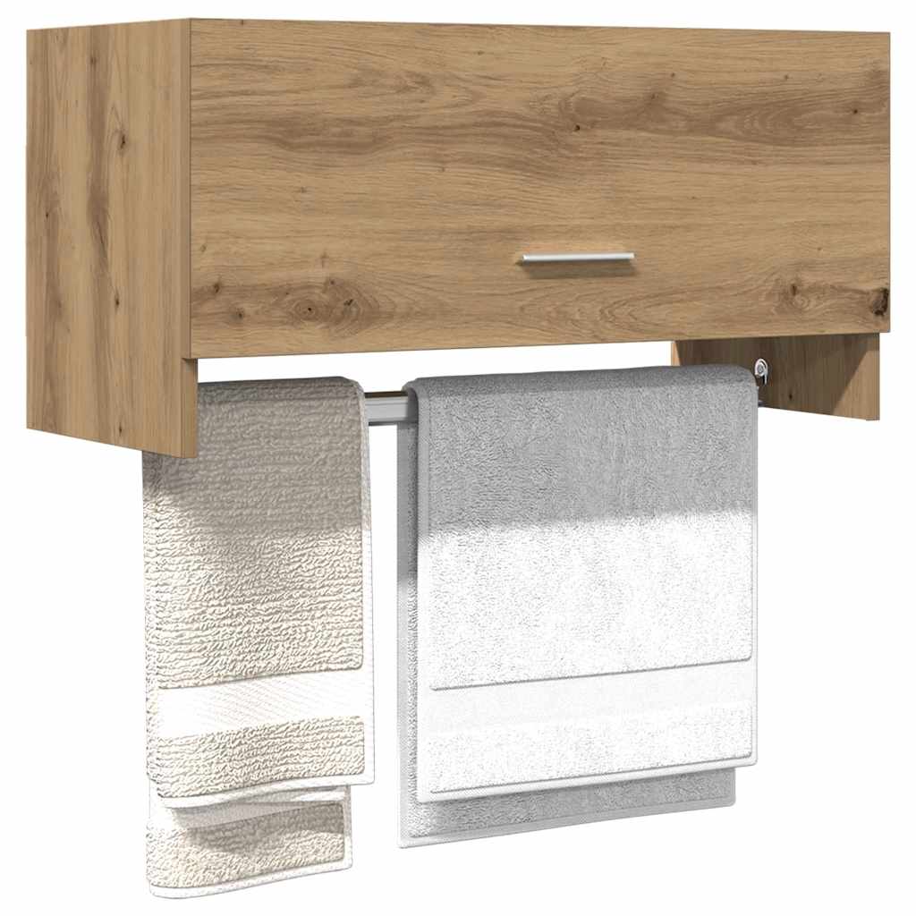 vidaXL Wardrobe Artisan Oak 70x32,5x35 cm Engineered Wood
