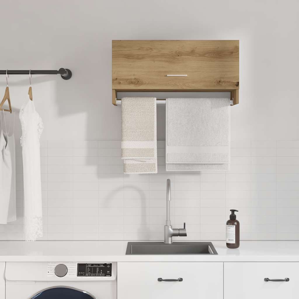 vidaXL Wardrobe Artisan Oak 70x32,5x35 cm Engineered Wood