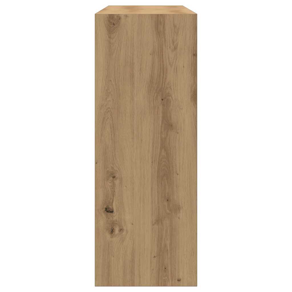 vidaXL Console Table Artisan Oak 105x30x80 cm Engineered Wood