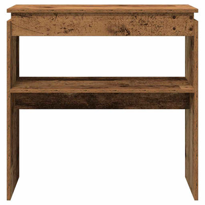 vidaXL Console Table Old Wood 80x30x80 cm Engineered Wood