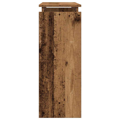 vidaXL Console Table Old Wood 80x30x80 cm Engineered Wood