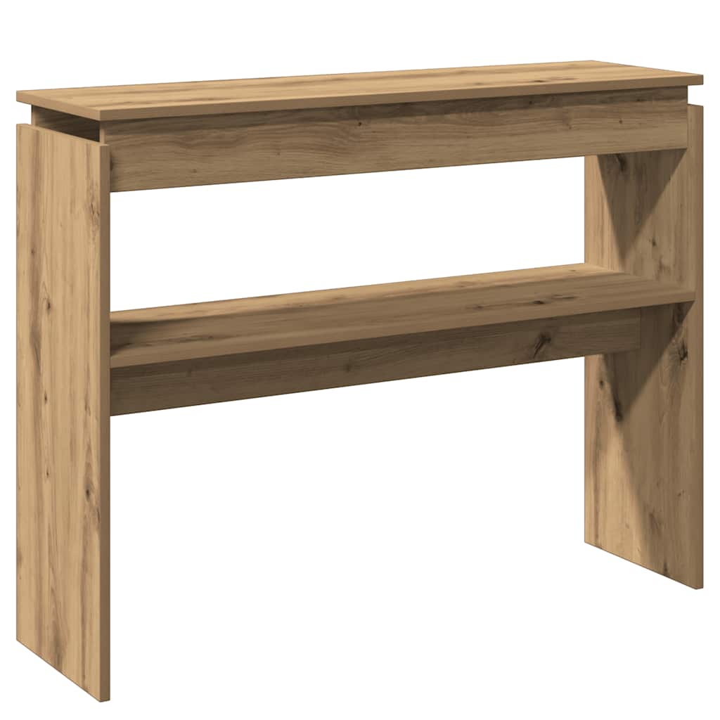 vidaXL Console Table Artisan Oak 102x30x80 cm Engineered Wood