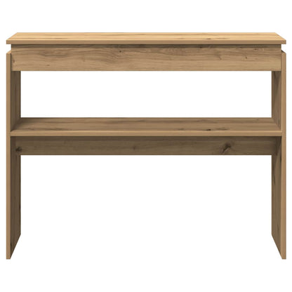 vidaXL Console Table Artisan Oak 102x30x80 cm Engineered Wood