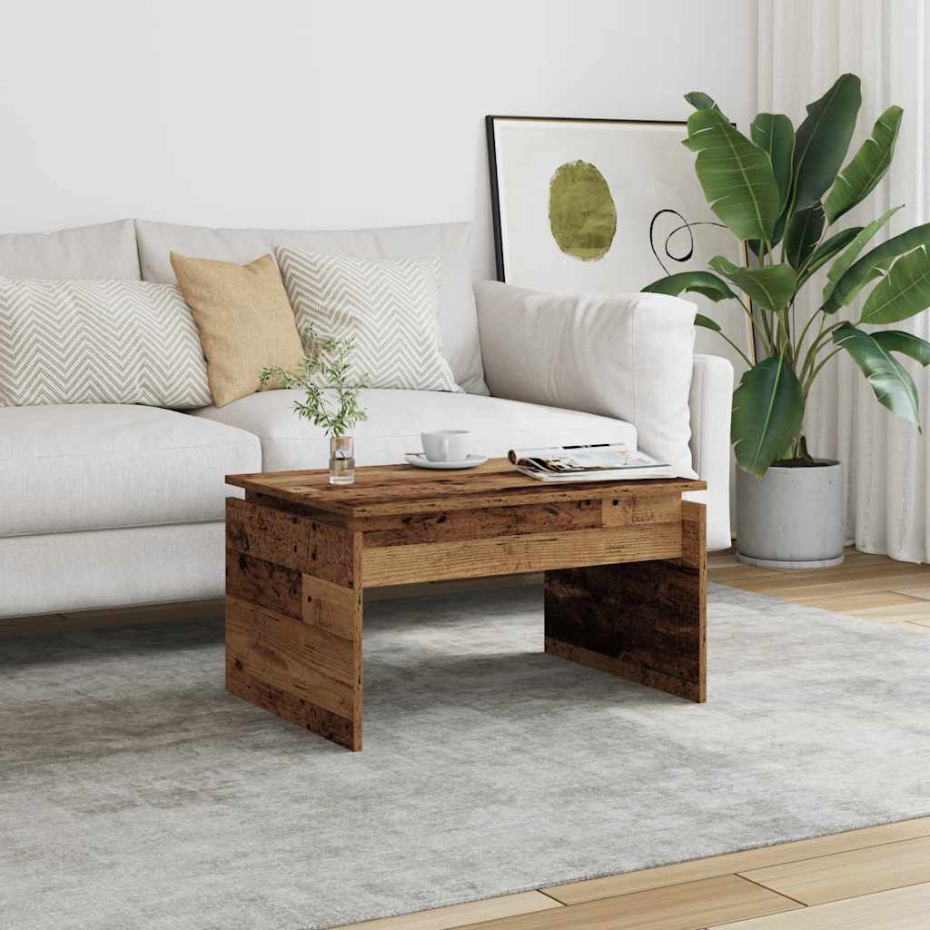 vidaXL Coffee Table Old Wood 68x50x38 cm Engineered Wood