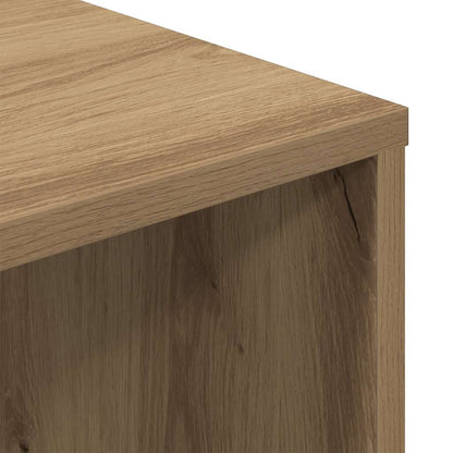 vidaXL Desk Artisan Oak 102,5x35x75 cm Engineered Wood