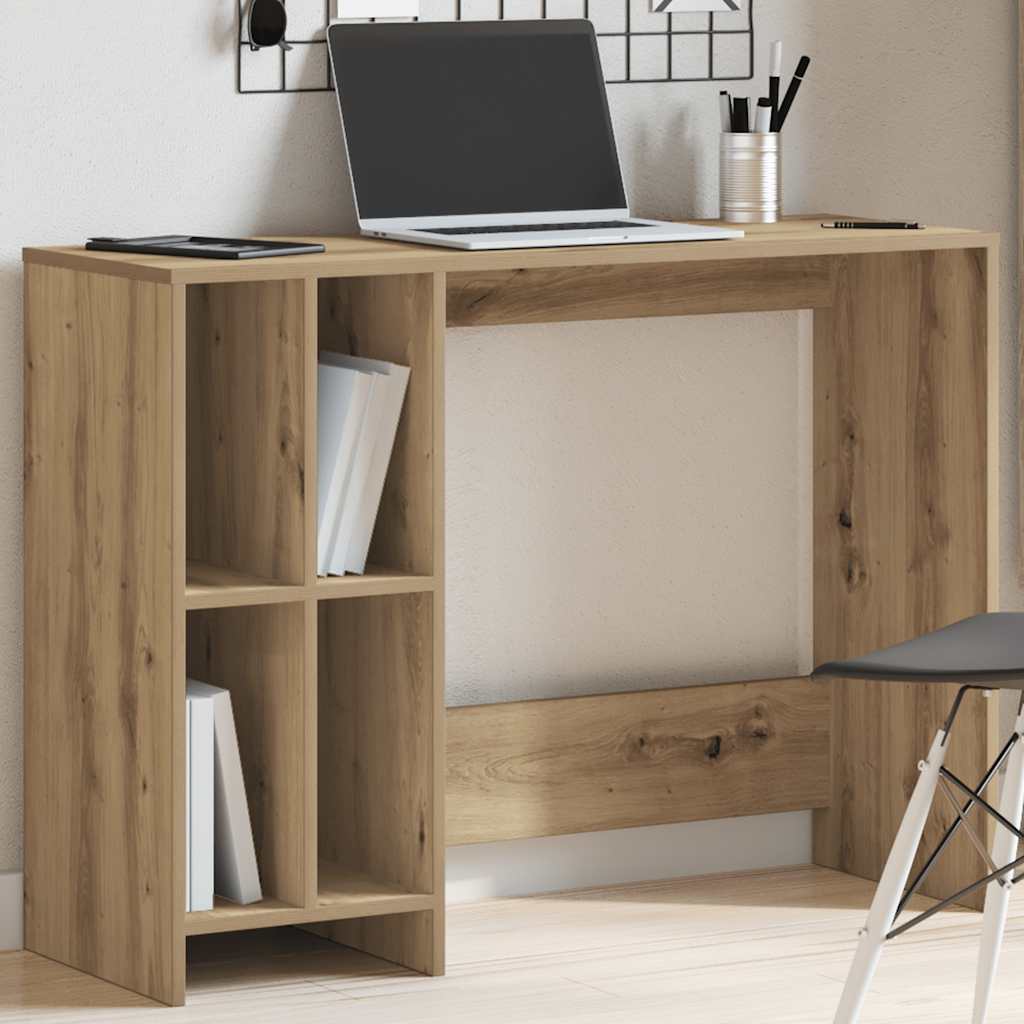 vidaXL Desk Artisan Oak 102,5x35x75 cm Engineered Wood
